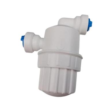 Imagem de IEUDNS Filtro de água para jardim doméstico, filtro frontal de aço inoxidável de 2 vias, encaixe de mangueira de água de 1/4 de polegada, acessório de