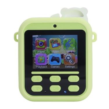 Imagem de Heayzoki Câmera de Impressão Instantânea para Crianças, 1080p HD 48MP Double Lens Câmera Digital da Criança de Filtros, Tela de 2,4 Polegadas, Screen, 16x Digital Zoom, Gifts for Girls (Panda verde)