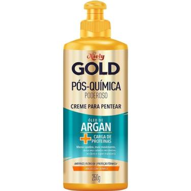 Imagem de Creme para Pentear Niely Gold Pos Química Poderosa 250g