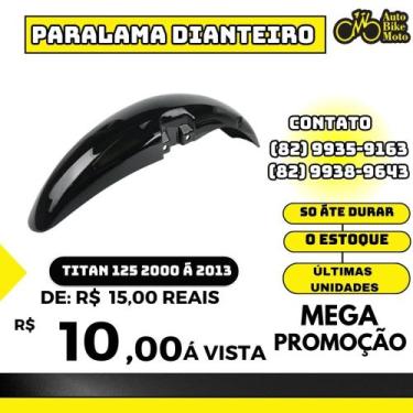 Imagem de Paralama dianteiro titan 125 2000 a 2013 - PROJEÇÃO 