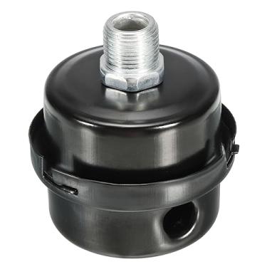 Imagem de Filtro silenciador de compressor de ar G3/8, silenciador de redução de ruído para geradores, sopradores, portas de escape, preto, branco