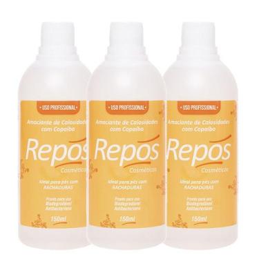 Imagem de Kit 3 Amaciante Calosidades Líquido com Capaíba Repos 150ml