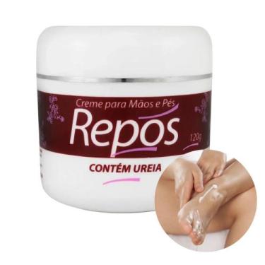 Imagem de Creme Hidratante para Mãos e Pés Amacia a Pele com Ureia 120g Repos Co