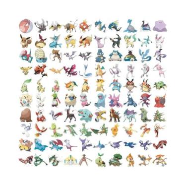 Imagem de Adesivos De Pokémon Pikachu Charizard 103/200/300 Peças Impermeáveis K
