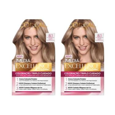 Imagem de Coloraçao Imedia 8.1 Louro Sueco - Kit Com 2Un - Imédia