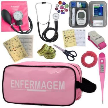 Imagem de Kit Enfermagem Completo Top + Medidor Glicose  - PREMIUM, P.A. Med, IN