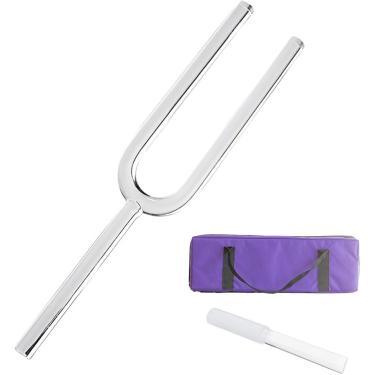 Imagem de Diapasões De Cristal Transparente 432hz, Diapasão De Chakra De Cristal Com Atacante De Cristal Grátis & Mala, Instrumento Musical De Chakra Para Yoga Meditação Cura Sonora, G Note, 16 MM