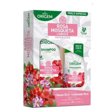 Imagem de Nazca Kit Origem Shampoo 325ml + Condicionador 180ml Rosa Mosqueta e H