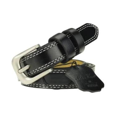 Imagem de Cinto De Cintura Feminino De Couro Genuíno De Luxo, Cor Doce, Faixa De