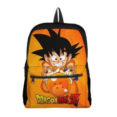 Imagem de Mochila com bolso Escolar Infantil Avulso Menino Dragon Ball - Thuco, 