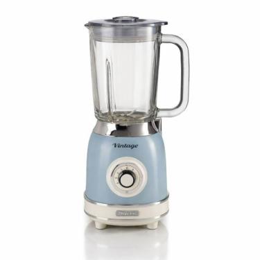 Imagem de Liquidificador ariete vintage com jarra de vidro 1,5l 4 velocidades az