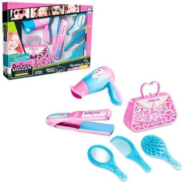 Imagem de Kit Beleza Fashion para Meninas com 6 peças Moda Infantil Secador Bols