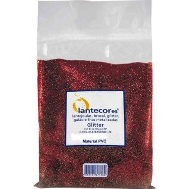 Imagem de Glíter PVC Vermelho 100G - Lantecor