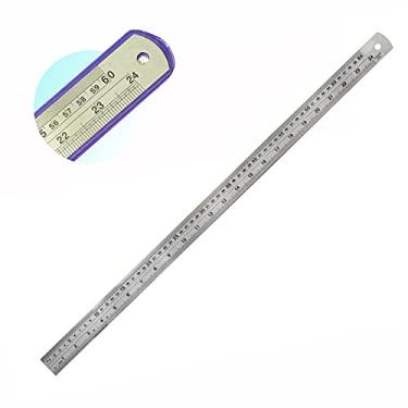 Imagem de Régua Alumínio 60 Cm 24 Pol. Patchwork Artesanato Scrapbook