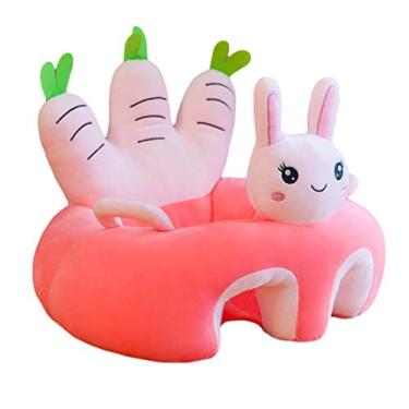 Imagem de luning Cadeira de sofá para bebês, assento de apoio infantil, poltronas macias em formato de animal, para aprender sentado, manter a postura sentada, assento de suporte para o chão, adequado para bebês brincarem consistentemente