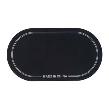 Imagem de Colaxi Acessório de remendo de tambor baixo, remendo de bateria, almofada de chute para tocadores de bateria, prática de tambor, Pedal Duplo Preto