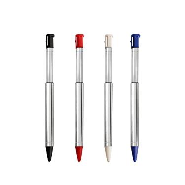 Imagem de 3DS Stylus Pen, Metal Retractable Replacement Stylus Compatible with Nintendo 3DS, 4in1 Combo Touch Styli Pen Set Multi Color for 3DS