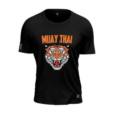 Imagem de Camiseta Muay Thai Tigre Animal Luta Arte Marcial Shap Life-Unissex