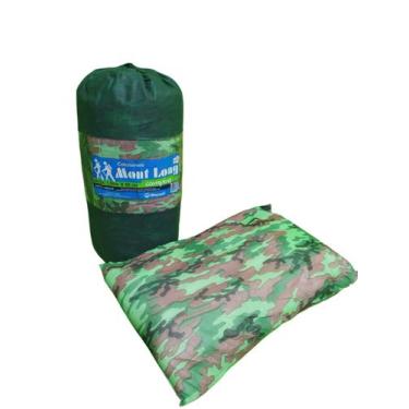 Imagem de Kit Colchonete Solteiro Camping Acampamento + Travesseiro Camping Viag