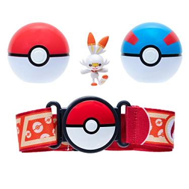 Imagem de Pokémon - Clip 'N' Go Poke Ball Belt Set - Poké Ball, Great Ball and Scorbunny