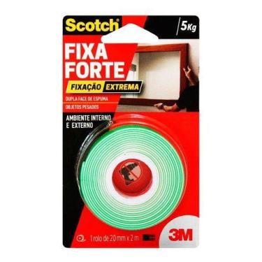 Imagem de Fita 3m Dupla Face Scotch Fixa Forte Fixação Extrema 24mmx