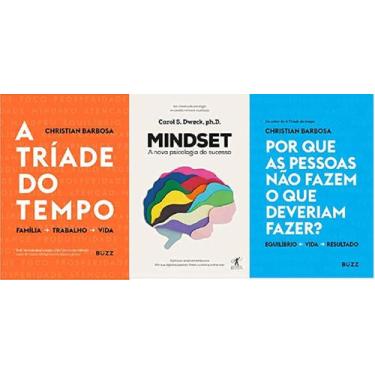 Imagem de KIT 3 LIVROS A tríade do tempo + Mindset + Por que as pessoas não faze