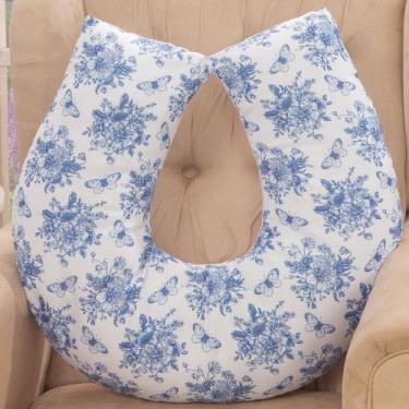 Imagem de Almofada Amamentação Estampada - Miguel Baby, Azul