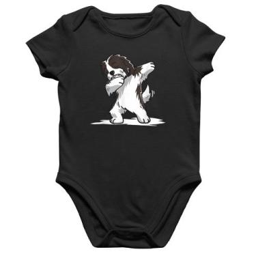 Imagem de Body Bebê Algodão Cute Dabbing Havanese Dog - Foca na Moda, Preto, GG