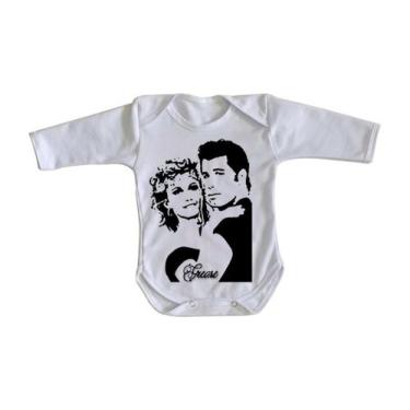 Imagem de body nenê criança roupa bebê manga longa  Grease - Empório Dutra, M   