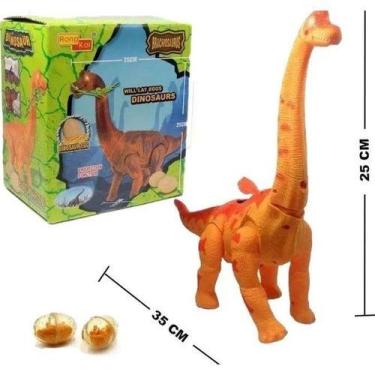 Imagem de Dinossauro Grande Braquiossauro Som Luz Movimento Bota Ovos. - toys