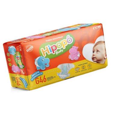 Imagem de Fralda Hipopo Baby Econômico, G com 46
