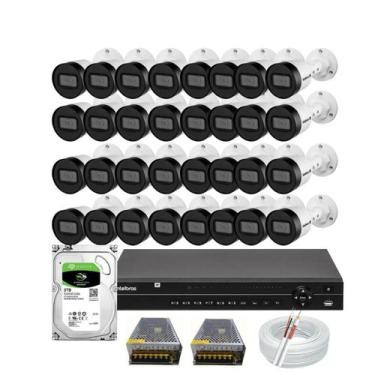 Imagem de Kit Intelbras 32 câmeras Vhd 1130 30m Dvr MHDX 1232 Hd 3tb
