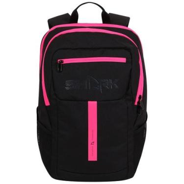 Imagem de Mochila de Beach Tênnis Shark Pro - Preta e Rosa