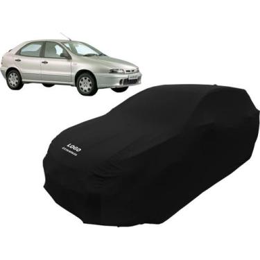 Imagem de Capa Cobrir Carro Automotiva Protetora Fiat  Brava - Mz, Preta