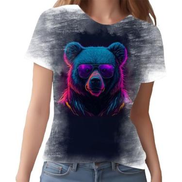 Imagem de Camiseta Camisa Estampada T-shirt Face Urso Neon Moda 2 - Enjoy Shop, 