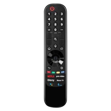 Imagem de MR22GN AKB76039902 AKB76040002 Controle remoto de voz de substituição compatível com LG TV 75QNED80UQA 75QNED85AQA 75QNED85UQA 75QNED90UQA 75QNED99UQA 86QNED80AQA 86QNED 80UQA 86QNED85AQA 86QNED85UQA