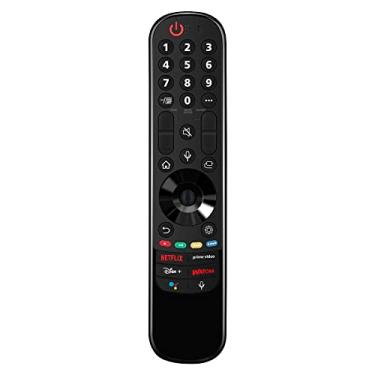 Imagem de Controle remoto de voz de substituição AN-MR21GC compatível com LG TV 3NANO75UPA 50NANO75UPA 50NANO77ZPA 50NANO80UPA 50NANO85APA 55NANO75UPA 55NANO77ZPA 55NANO80UPA 55NANO85APA 55NANO75APA 55NANO77ZPA