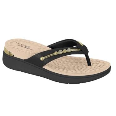 Imagem de Modare, TAMANCO FEMININO MODARE 7151.115 SALTO PLATAFORMA 5 CM DE ALTURA PALMILHA MASSAGEADORA Cor:Preto;Tamanho:39