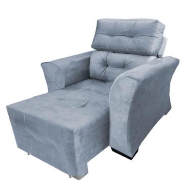 Imagem de Poltrona Amamentação Reclinável Retrátil Grécia Grafitte