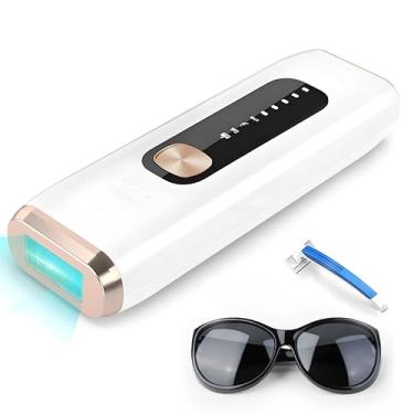 Imagem de MEUKPE Depilação A Laser, Dispositivo De Remoção De Pelos Ipl Para Mulheres E Homens, Redução Segura E Duradoura No Crescimento De Pelos Para Axilas, Pernas, Braços E Costas Do Rosto (Branco/Dourado)