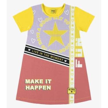 Imagem de Vestido Infantil Rovi Kids Amarelo-Feminino