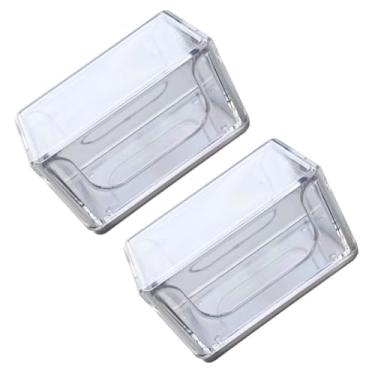 Imagem de 2 peças de suporte de giz com ponta de taco de acrílico caixa de suporte de giz de bilhar duplo suporte de giz de bilhar caixa de armazenamento de giz para taco de sinuca estojo suporte de caixa de