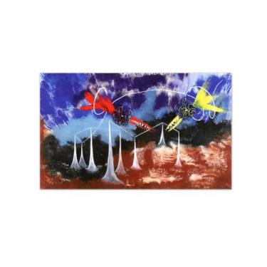 Imagem de MUHJDYC Pintura de reprodução de impressão em tela famosa para sala de estar, quarto, decoração de casa (Mágica) 70x110cm-27x43in sem moldura