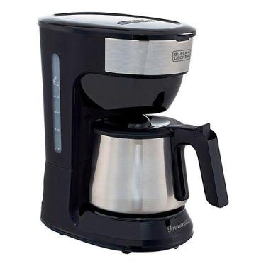 Imagem de Cafeteira Inox Elétrica 38 Xícaras Black&decker 127v Filtro Cor Preto 