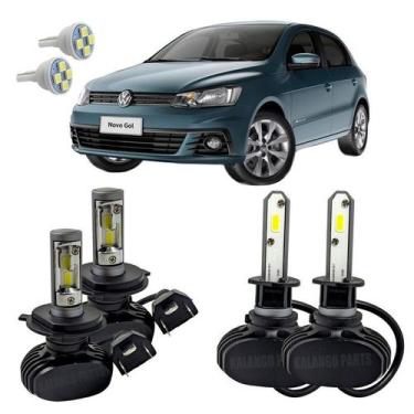 Imagem de Kit Ultra Led Farol Alto Baixo Milha Gol G6/G7/G8 11 A 2018 - Autovex