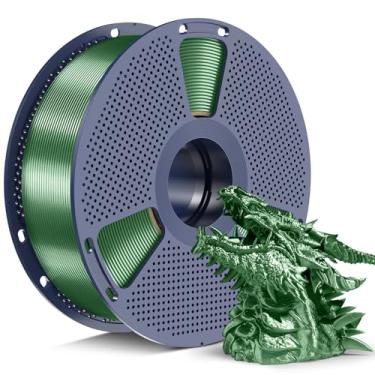 Imagem de SUNLU Silk PLA+ Filamento 1,75 mm 2025 carretel de atualização compatível com filamento de refil Bambulab, filamento de impressora PLA 3D de 1 kg (2,2 lbs), precisão dimensional de 1,75 mm +/- 0,02 mm