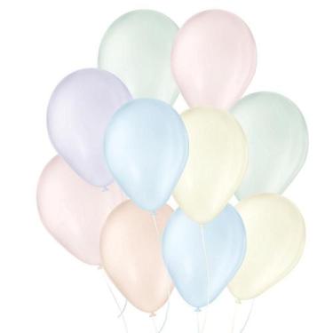 Imagem de Balão de Festa Látex Candy Colors - Sortido - 25 Unidades - São Roque 