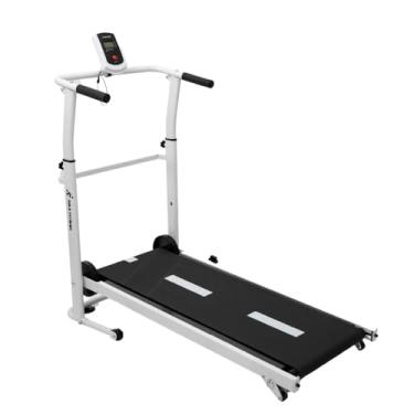 Imagem de Esteira de Caminhada Mecânica Self Machine com Display suporta 120kg (Branca)