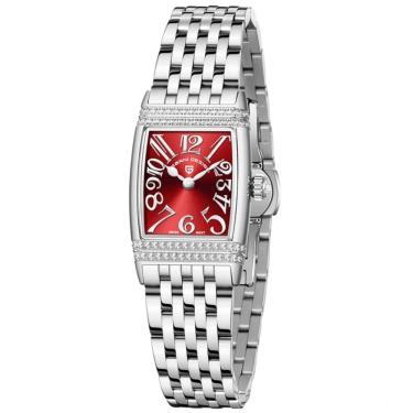 Imagem de Relógio feminino quartzo design fino elegante com strass em aço inoxidavel impermavel