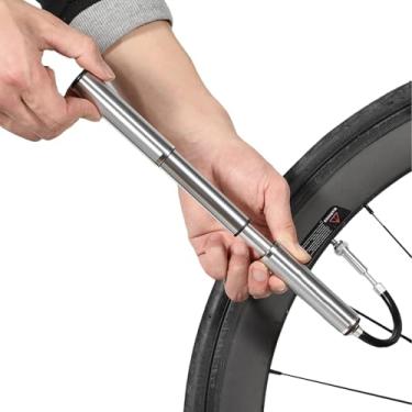 Imagem de Bomba para bicicletas pequenas,Bomba para bicicletas - Bomba manual para bicicletas de liga de alumínio 160PSI,Bomba de ar para bicicletas, bomba de insuflação portátil para bicicletas de montanha